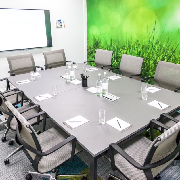 The boardroom at Castle Street, Villiers Serviced Offices in Buckingham