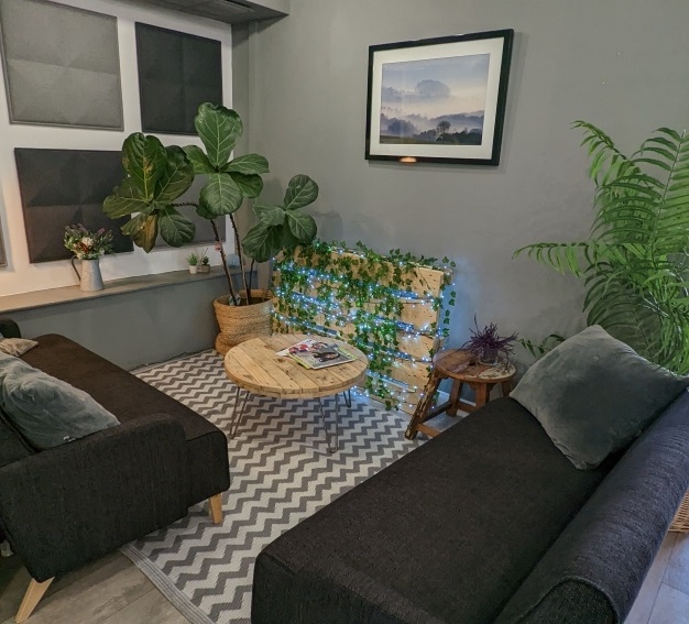 A breakout area in Northgate, Freedom Works Ltd, Chichester