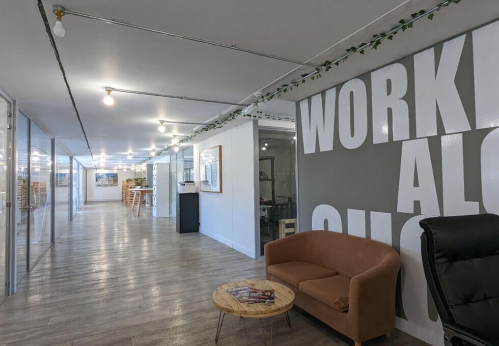 The hallway at Northgate, Freedom Works Ltd in Chichester