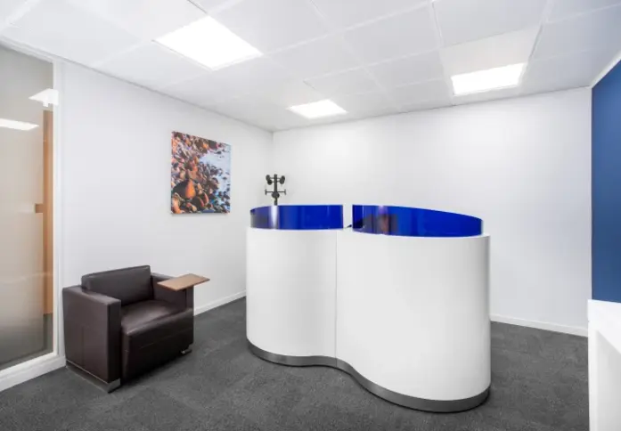 A breakout area in Station Way, Regus, Crawley