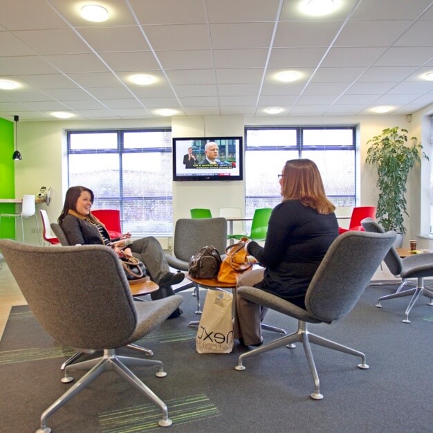 Breakout area at Metcalf Way, Regus in Crawley