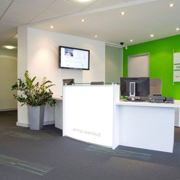 Reception at Metcalf Way, Regus in Crawley