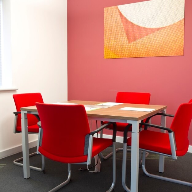 The meeting room at Metcalf Way, Regus in Crawley