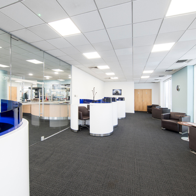 A breakout area in Victory Way, Regus, Dartford