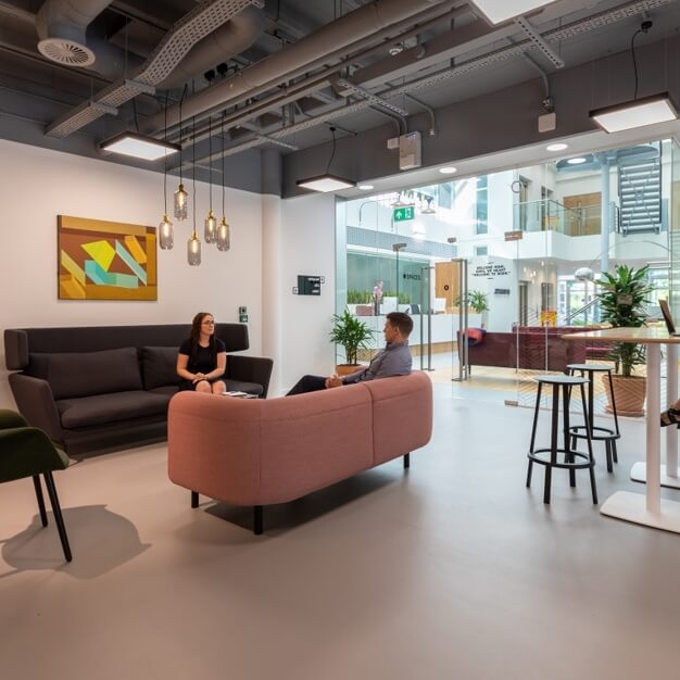 A breakout area in Parkway, Regus, Fareham