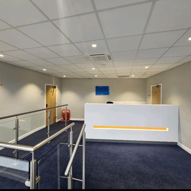 Reception in Castle Street, Regus, Fareham