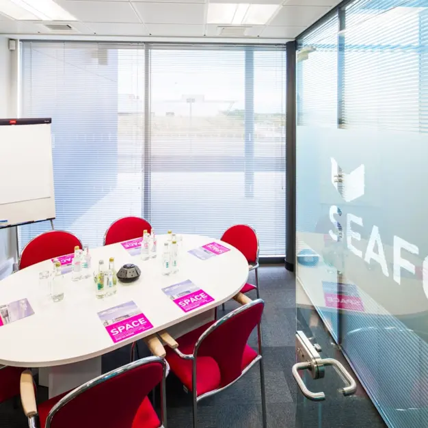 The meeting room at Meteor Way, Oxford Innovation Ltd in Fareham