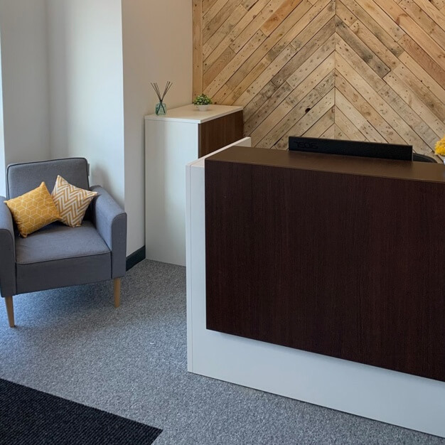 The reception at Little Park Farm Road, JDI Property Holdings Limited in Fareham