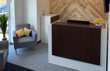 The reception at Little Park Farm Road, JDI Property Holdings Limited in Fareham