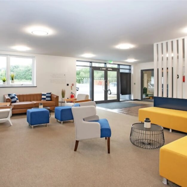 The reception at Solent Business Park, Biz-Space in Fareham
