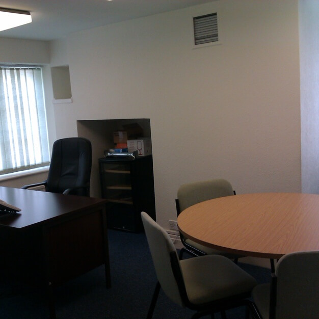 Dedicated workspace, St Christopher's Place, Squarezone Ltd in Farnborough