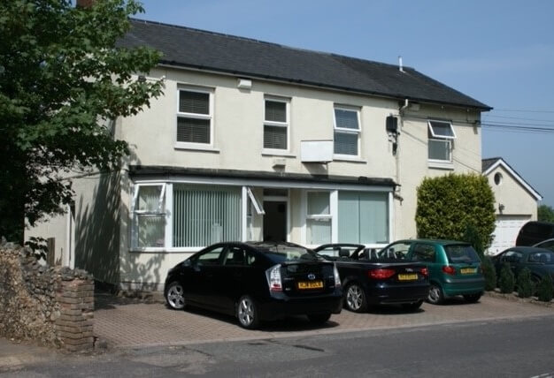 The building at Tongham Road, Coltwood House, Farnham