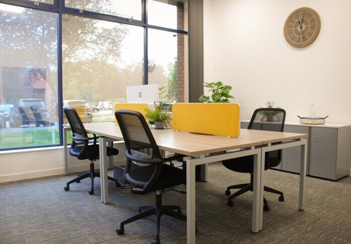 Dedicated workspace, Harvest Crescent, UBC UK Ltd in Fleet