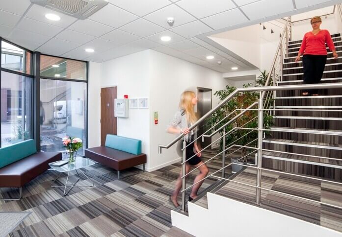 Reception at Harvest Crescent, UBC UK Ltd in Fleet
