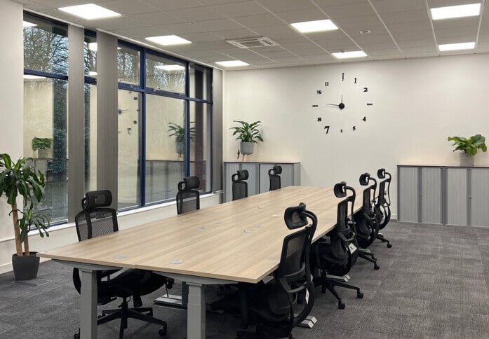 Your private workspace, Harvest Crescent, UBC UK Ltd, Fleet