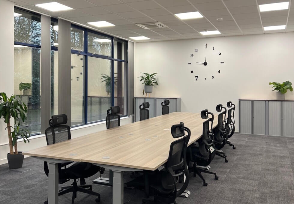 Your private workspace, Harvest Crescent, UBC UK Ltd, Fleet