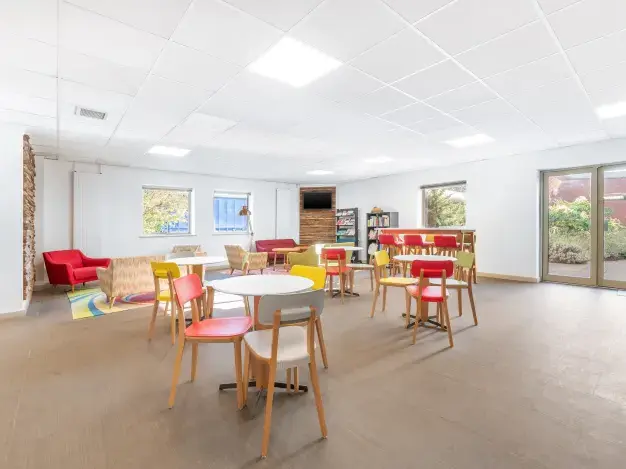 A breakout area in Aerodrome Road, Regus, Gosport