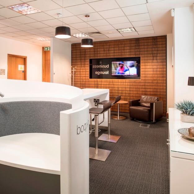 A breakout area in Frimley Road, Regus, Guildford