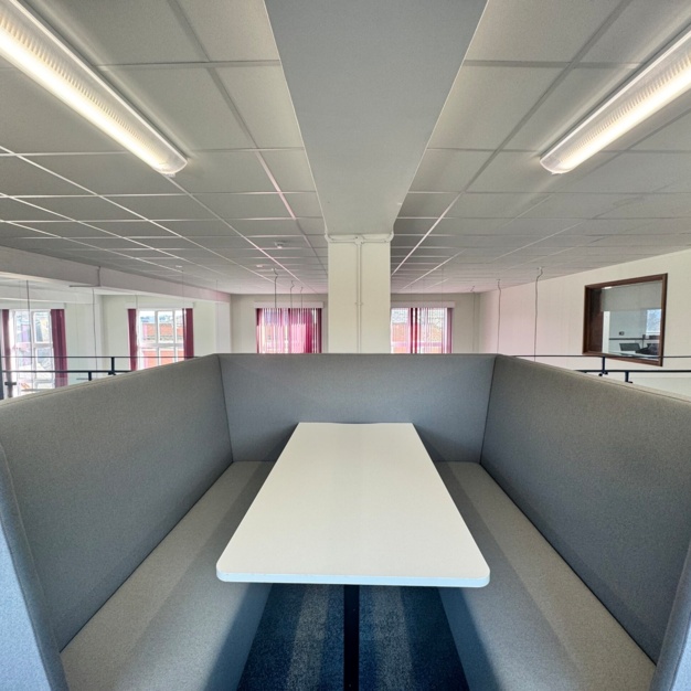 Breakout area at North Street, Wimbletech CIC in Guildford