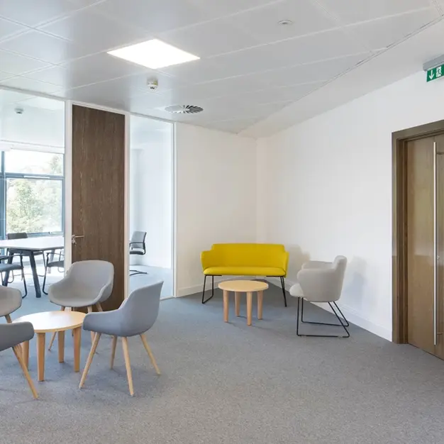Client breakout space on Onslow Street, Biz Hub in Guildford