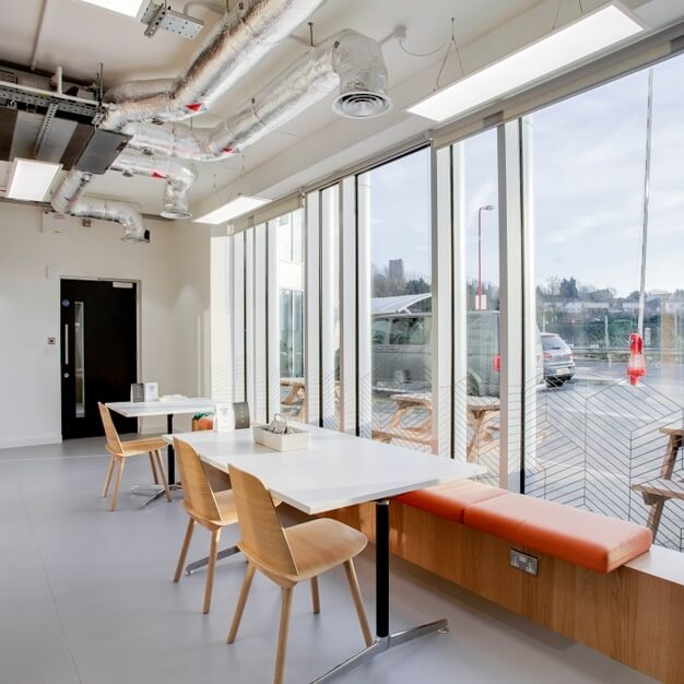 Enjoy the communal space in Station View, Regus in Guildford