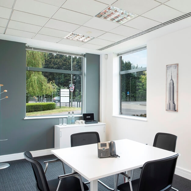 The meeting room at Frimley Road in Guildford, Regus