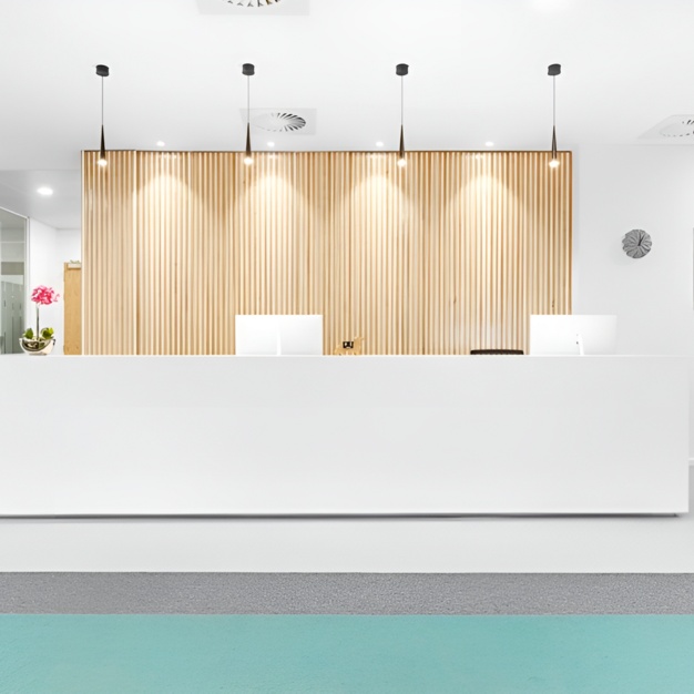 The reception at Guildford Business Park Road, Regus in Guildford