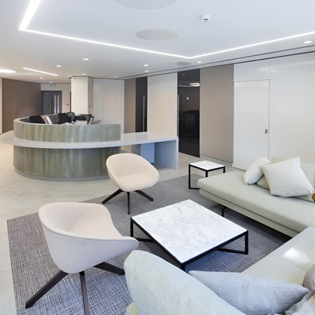 The reception at Onslow Street, Biz Hub in Guildford