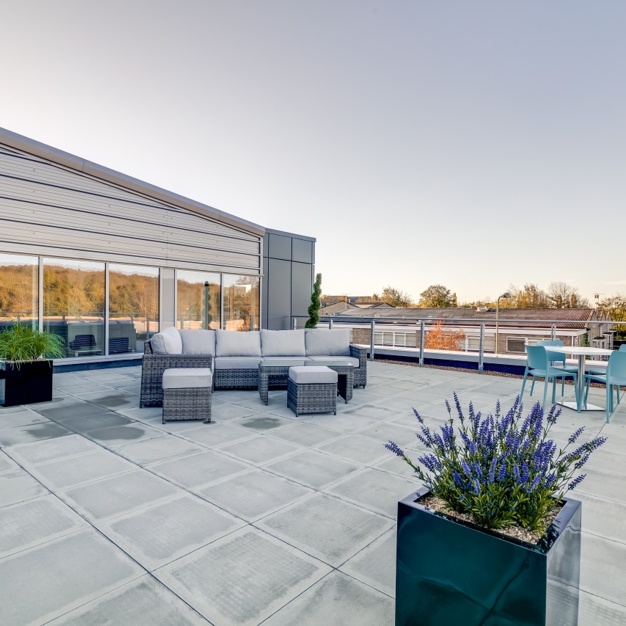The roof terrace at Newton Road, Regus in Henley on Thames