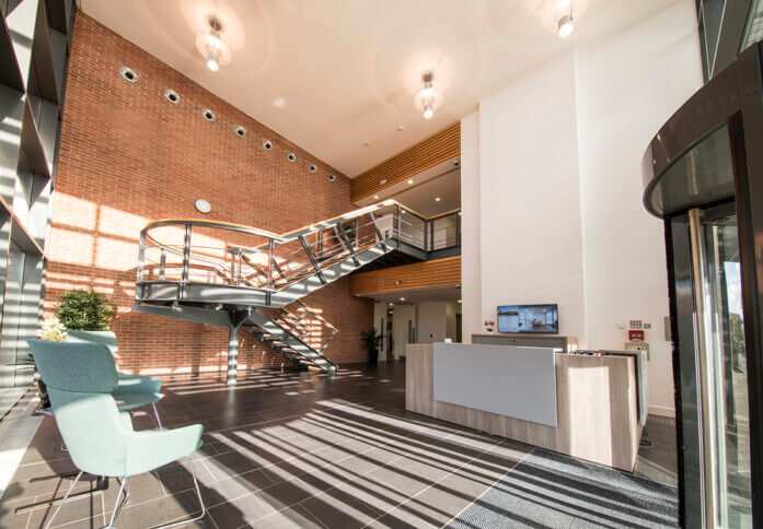 Reception area at Ibstone Road, Regus in High Wycombe