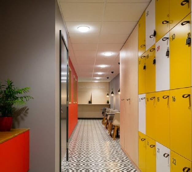 The lockers at Tisbury Road, Platform Nine Ltd in Hove