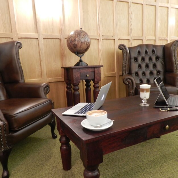 Breakout area at Thorncroft Drive, Halcyon Offices Ltd in Leatherhead