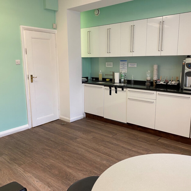 Kitchen at Bull Hill, Halcyon Offices Ltd in Leatherhead