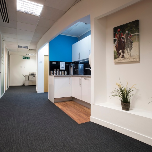 Kitchenette at Regent Park, Regus in Leatherhead