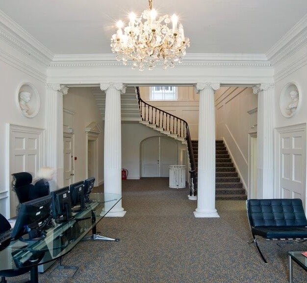 Reception area at Thorncroft Drive, Halcyon Offices Ltd in Leatherhead