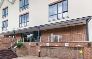 The building at Guildford Road, Maylams Quay in Leatherhead