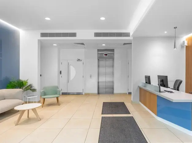 The reception at Regent Park, Regus in Leatherhead