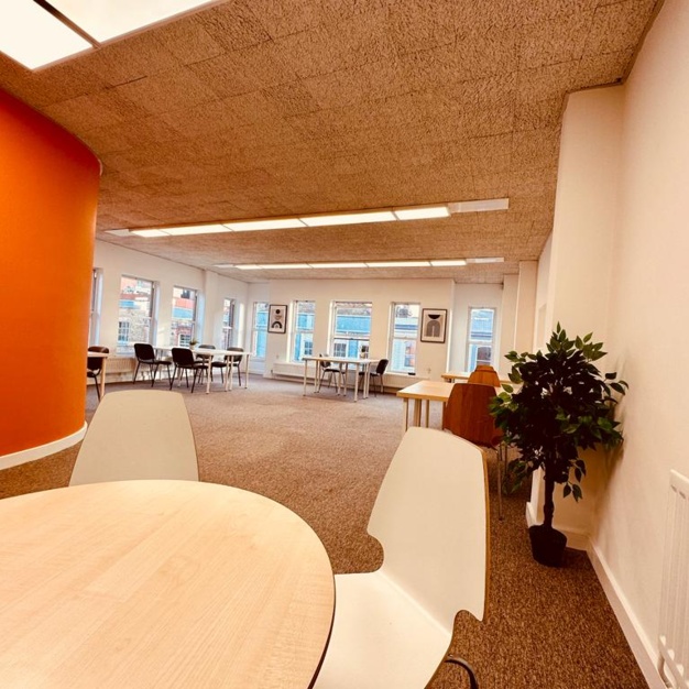 A breakout area in High Street, Wimbletech CIC, Maidenhead