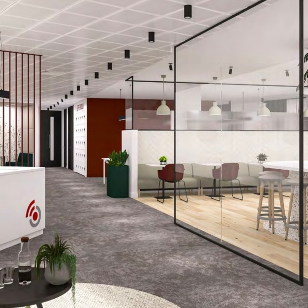 The reception at Grenfell Road, MyWorkSpot Limited in Maidenhead