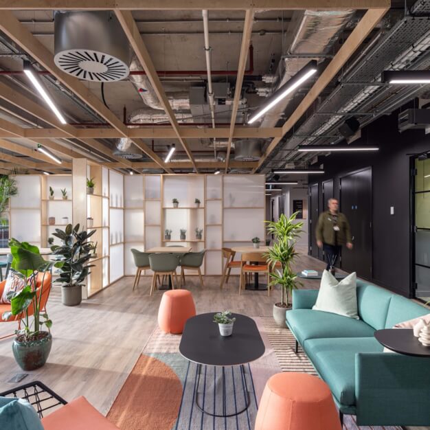 A breakout area in Grafton Gate, X and Why Ltd, Milton Keynes