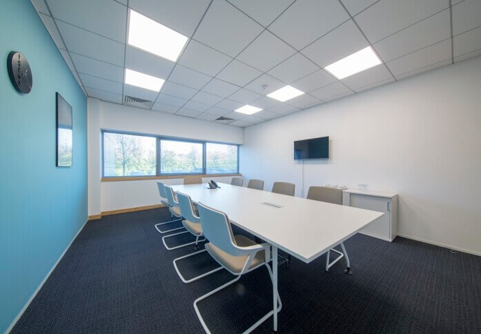 Boardroom at Fairbourne Drive, Regus in Milton Keynes