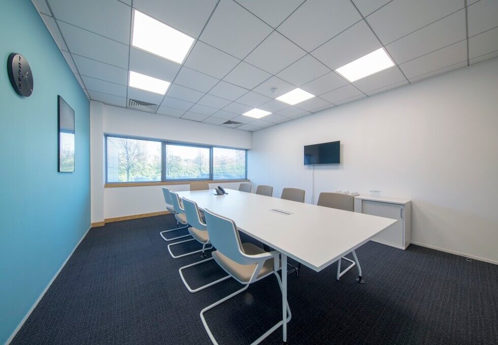 Boardroom at Fairbourne Drive, Regus in Milton Keynes