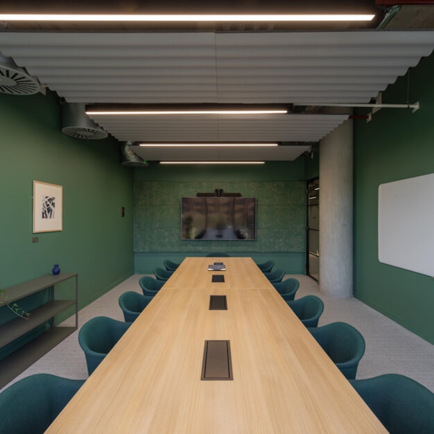 Boardroom at Grafton Gate, X and Why Ltd in Milton Keynes