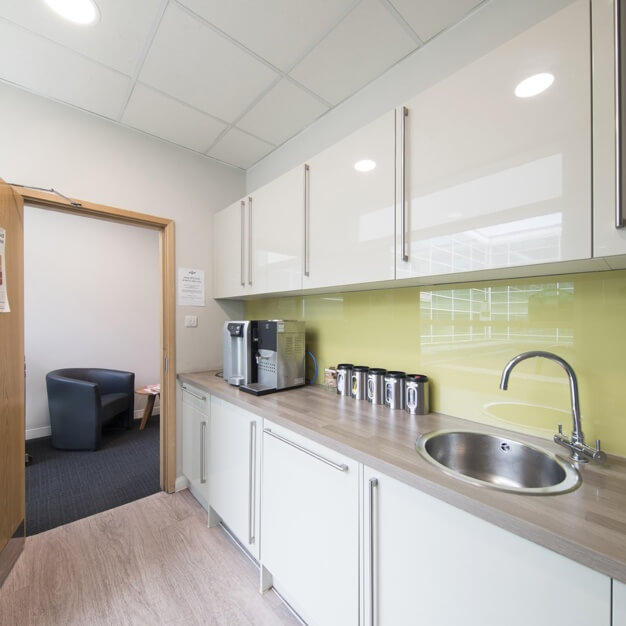 Kitchen at Midsummer Boulevard, Regus in Milton Keynes