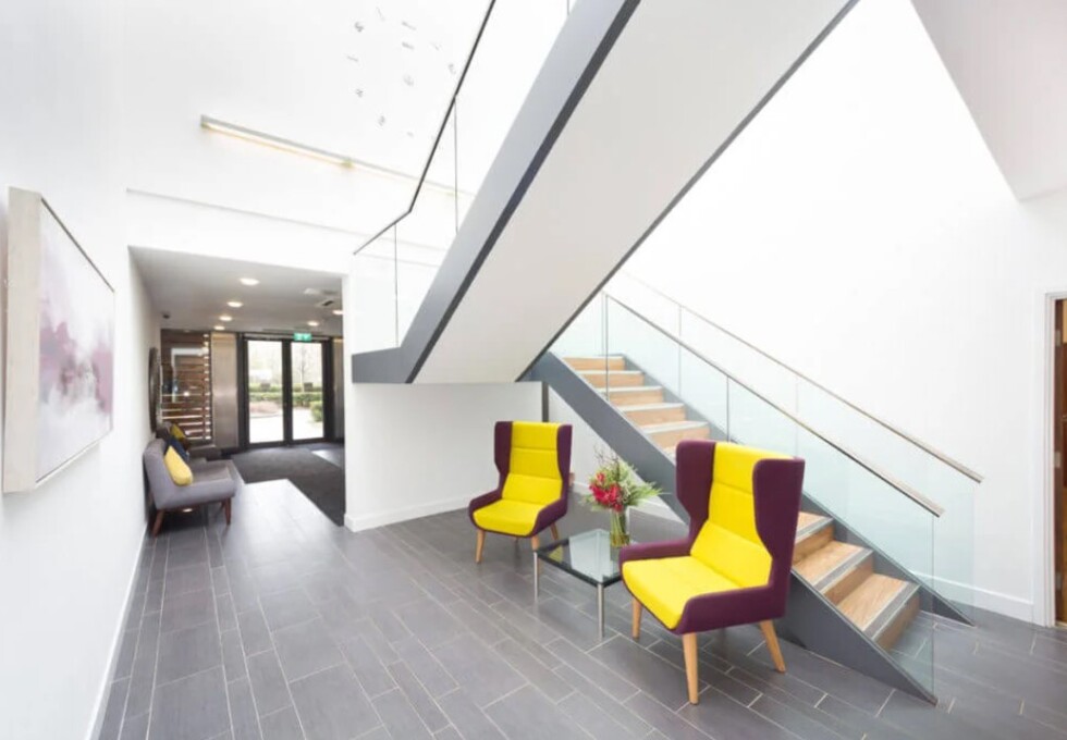 The hallway in South Row, Landmark Space, Milton Keynes