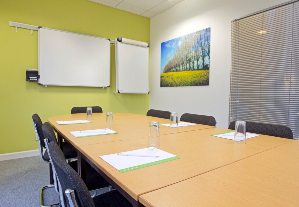 The meeting room at Premier Way, Regus in North Baddesley
