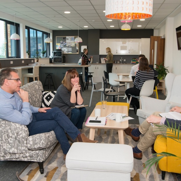 A breakout area in Downsview Road, The Boutique Workplace Company, Oxford