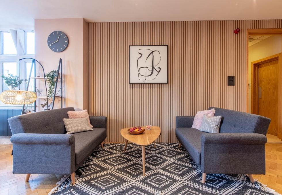 Breakout area at Woodstock Road, Podium Space Ltd in Oxford