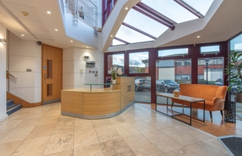 Reception at Sandy Lane West, Podium Space Ltd in Oxford