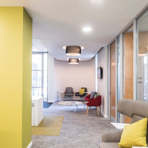 The breakout space for clients - Robert Robinson Avenue, Regus in Oxford